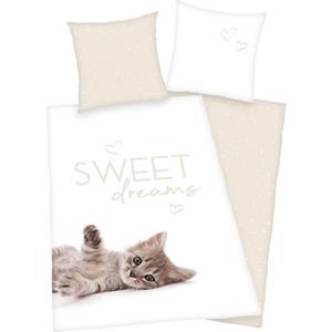 Young Collection Kinderovertrekset Kat met een schattig kitten -motief