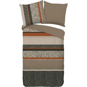 Good morning Tweezijdig te gebruiken overtrekset Chimene met dierenprint