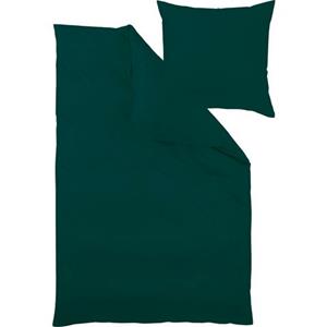 Curt Bauer Bettwäsche "Uni-Mako-Satin aus 100% Baumwolle, Bett- und Kopfkissenbezug mit Reißverschluss, pflegeleicht, STANDARD 100 by OEKO-TEX und Made in Green zertifiziert, auch ganzj