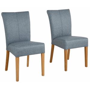 Home affaire Stoel Queen overtrokken met weef- of structuurstof, microvezel of imitatieleer. in set van 2, 4 of 6 (set)