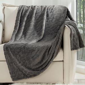 Cosy Bliss Cozy Bliss Luxury Milky Pluche Plaid - Grijs