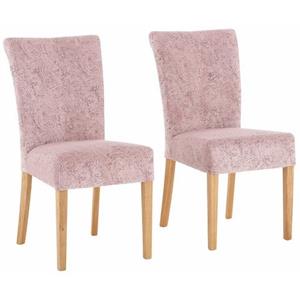 Home affaire Stoel Queen overtrokken met weef- of structuurstof, microvezel of imitatieleer. in set van 2, 4 of 6 (set)