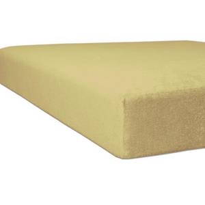 wäschefabrikkneere.k. Kneer Nicky-Velour Spannbetttuch für Matratzen bis 22 cm Höhe Qualität 95 Farbe creme, 