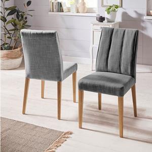 INOSIGN Stoel Claudia Rugleuning met stiksels (set, 2 stuks)