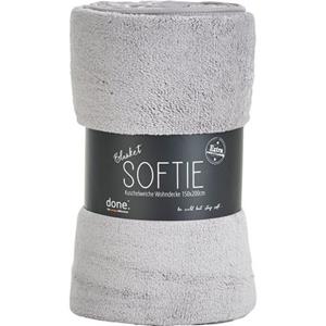 done. Wohndecke "Softie", Extra weiche Wohndecke aus softigem Teddy-Stoff, Kuscheldecke