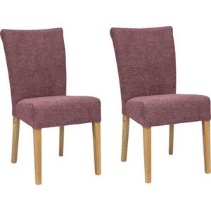 Home affaire Stoel Queen overtrokken met weef- of structuurstof, microvezel of imitatieleer. in set van 2, 4 of 6 (set)