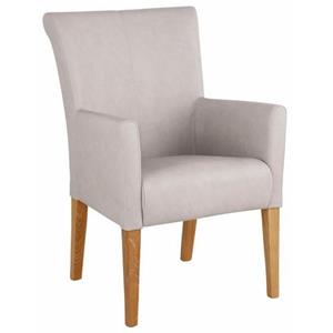 Home affaire Stoel met armleuningen King BESTSELLER! Eetkamerstoel met comfortabele bekleding, eetkamerstoel met armleuningen
