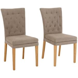 Home affaire Eetkamerstoel Colorado BESTSELLER Polsterstoel Poten in eiken of noten. In set van 2, 4 of 6