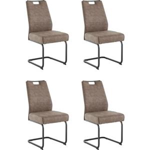 HELA Vrijdragende stoel LENA 2 en 4 stuks (set)