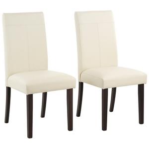 Home affaire Stoel Robijn In set van 2, 4 of 6, met honingkleurige of donkerbruine poten (set)