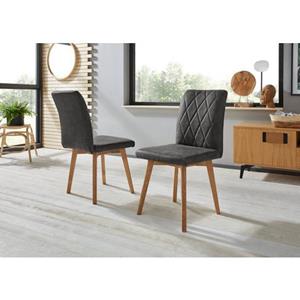 Premium collection by Home affaire Stoel Brest Frame van eiken massief hout geolied (set, 2 stuks)