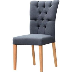 Leonique Stoel Peillon met capitonnering en poten van massief eiken (set, 2 stuks)