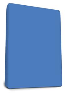 Snurky Jersey Topper Hoeslaken De Luxe 200 x 200/210 cm Bleu