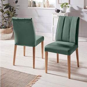 INOSIGN Stoel Claudia Rugleuning met stiksels (set, 2 stuks)