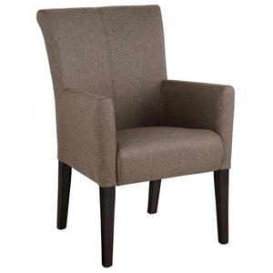 Home affaire Eetkamerstoel King Gestoffeerde stoel, fauteuil, massief houten frame