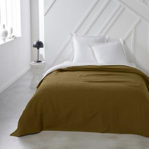 Today Plaids, deken  Jete de Lit 220/240 Gaze de coton  Essential Bronze