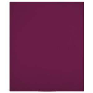 VidaXL Hoeslakens 2 St Jersey 160x200 Cm Katoen Bordeauxrood