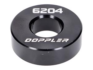 Lagerdummy  Alu CNC zwart voor 6204 Lager
