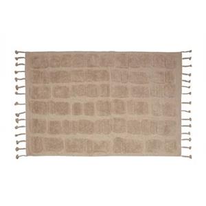 BePureHome Bricks Vloerkleed - Wol/Katoen - Dessin Beige - 1x170x240