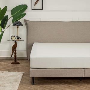 Presence Dubbel Jersey - Hoeslaken Kleur: Creme, 80/90 x 200/210 cm