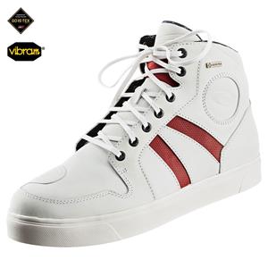HELD Sirmione GTX, Gore-Tex motorlaarzen en -schoenen, Wit-Rood