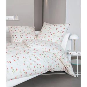 Janine Design Makosoft-Seersucker-Bettwäsche Tango Fleur rot 135x200