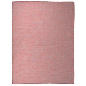 VidaXL Buitenkleed platgeweven 120x170 cm rood