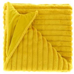 Unique Living | Plaid Peppe 150x200cm bamboo yellow