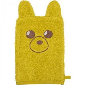 Smithy Waschhandschuh Flips der Bär apfel 16 x 23 cm Handtücher grün