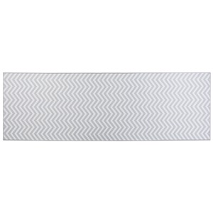 BELIANI Vloerkleed wit/grijs 80 x 240 cm SAIKHEDA