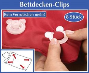 Yomonda Betten-Clips weiß