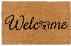 HANSE Home Fußmatte »Welcome«, , rechteckig, Höhe 15 mm, Naturfaser Kokosfußmatte, Flur, Balkon, In- und Outdoor, rutschfest, robust, pflegeleicht, rutschfest, Umweltfreund
