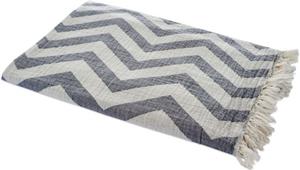 Carenesse Strandtuch »Zickzack grau 90 x 175 cm, leichtes Pestemal Fouta Handtuch Saunatuch«, Strandtuch aus 100% Baumwolle Badedecke Tischdecke Dekodecke