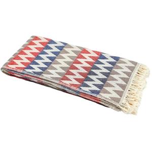 Carenesse Strandtuch »Zickzack multicolor 90x175 cm feines Pestemal Fouta Handtuch Saunatuch«, Strandtuch aus 100% Baumwolle Badedecke Tischdecke Dekodecke