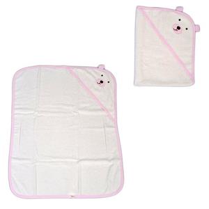 Cangaroo Kapuzenhandtuch Baby Badetuch Baloo Kapuze, 90 x 70 cm 100% Baumwolle Handtuch ab Geburt