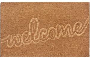 HANSE Home Fußmatte »Welcome«, , rechteckig, Höhe 15 mm, Naturfaser Kokosfußmatte, Flur, Balkon, In- und Outdoor, rutschfest, robust, pflegeleicht, rutschfest, Umweltfreund