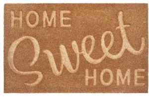 HANSE Home Fußmatte »Home Sweet Home«, , rechteckig, Höhe 15 mm, Naturfaser Kokosfußmatte, Flur, Balkon, In- und Outdoor, rutschfest, robust, pflegeleicht, rutschfest, Umwe
