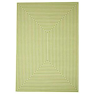 Ambiante Floorita binnen/buitenvloerkleed Braid - groen - 160x230 cm