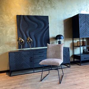 Max Wonen Velvet eetkamerstoel Ivy | Lever