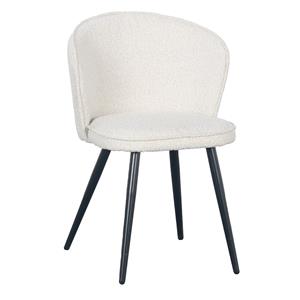 Industrielemeubelshop River chair teddy - wit