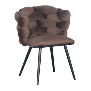 Industrielemeubelshop Rock chair bronze velvet