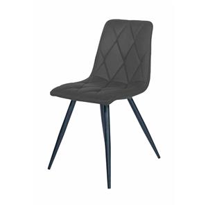 Industrielemeubelshop Eetkamerstoel Tampa microvezel Antraciet