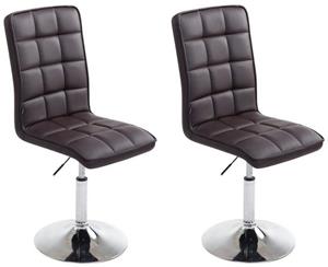 CLP Set van 2 Eetkamerstoelen Peking Kunstleer