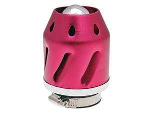 101 Octane Luchtfilter Grenade rood recht 35/48mm Aansluiting (incl. Adapter)