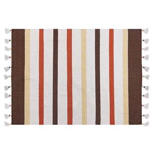 Beliani HISARLI Vloerkleed bruin 140x200
