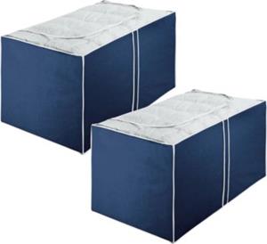 Yomonda Aufbewahrungsbox 2er-Pack blau