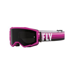 FLY Racing Zone Goggle Pink Black W Dark Smoke Lens