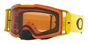 Goggles Front Line MX Moto Yellow Prizm MX Bronze