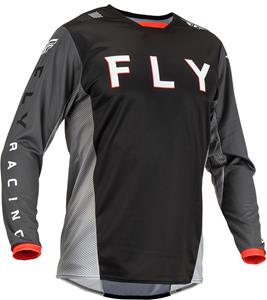 FLY Racing MX Jersey Kinetic Kore Black Grey