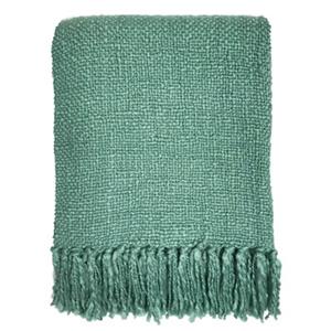 Malagoon Plaids, deken  Misty green throw